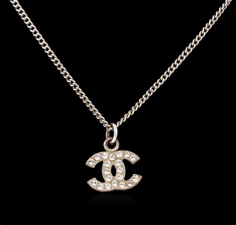 chanel logo necklace amazon|chanel logo necklace cheap.